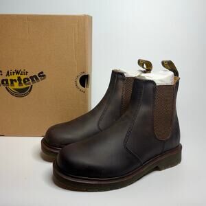 Dr. Martens 2976 Leather Chelsea Boot in Brown Crazy Horse Gaucho